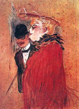  Henri  Toulouse-Lautrec Couple France oil painting art